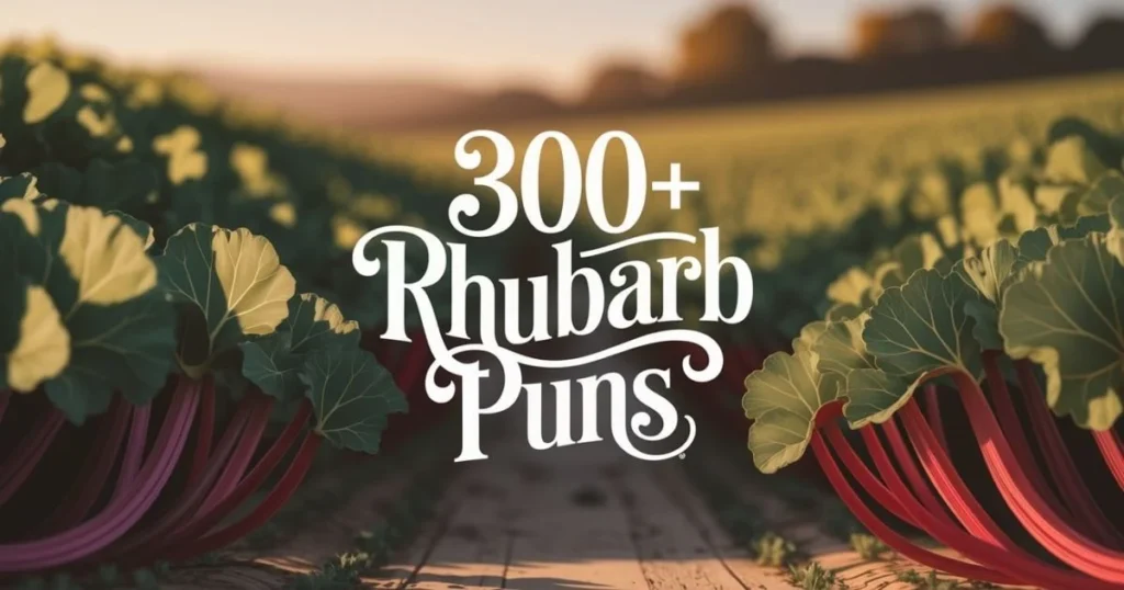 rhubarb-puns