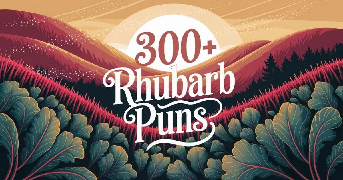 rhubarb-puns