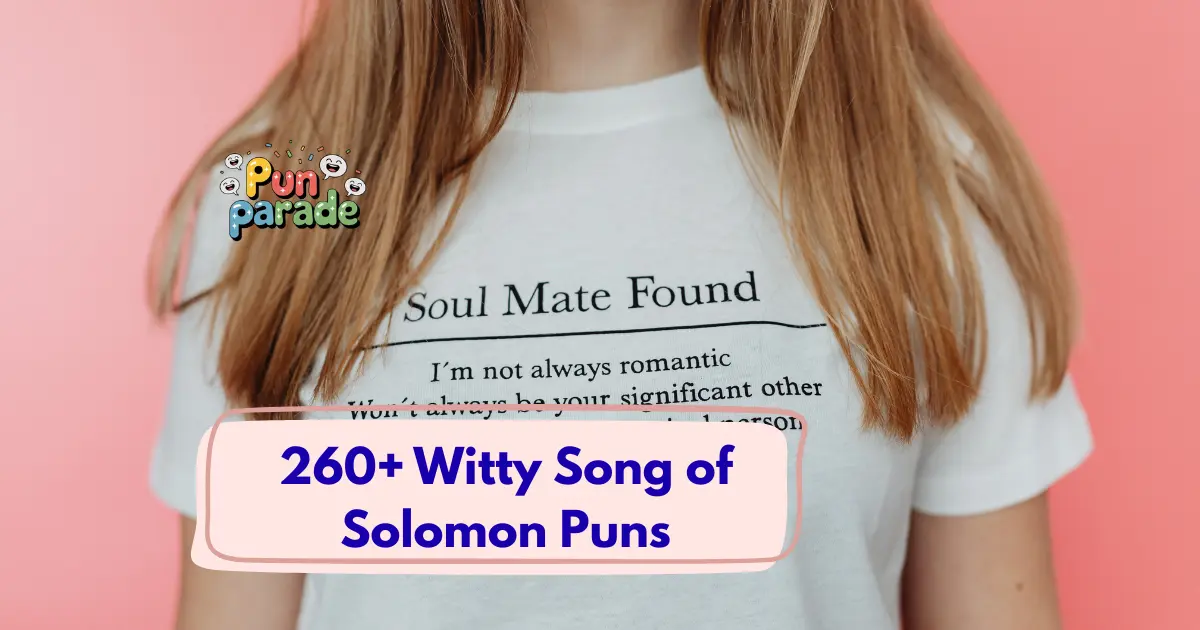 Witty Song of Solomon Puns (1)