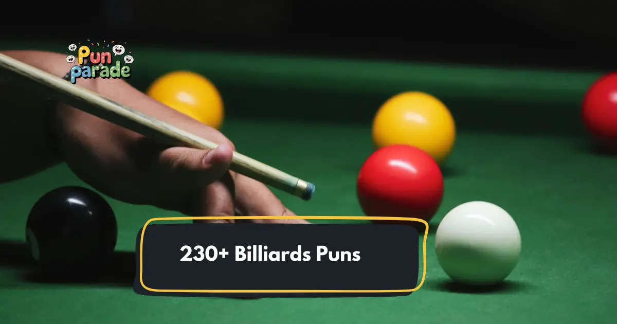 Billiards Puns