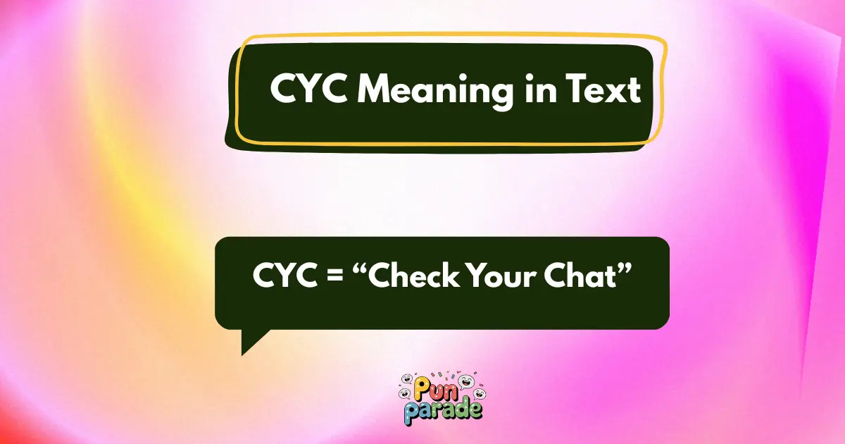 CYC Meaning in Text
