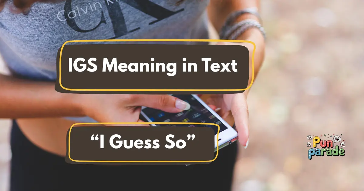 IGS Meaning in Text