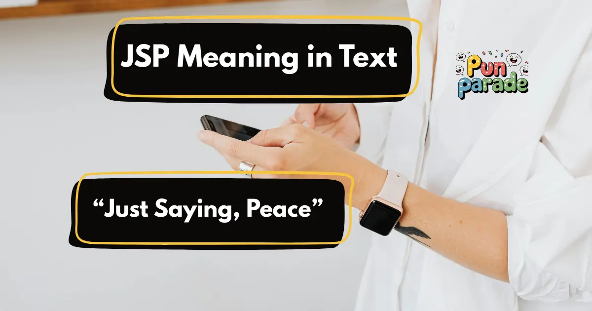 JSP Meaning in Text