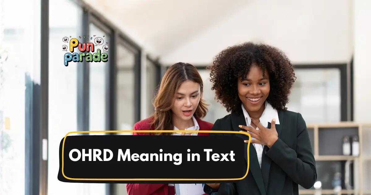 OHRD Meaning in Text