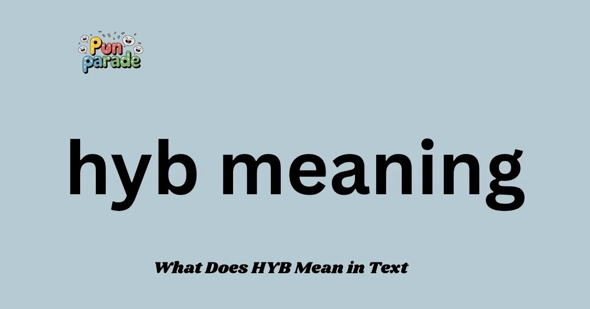 What Does HYB Mean in Text
