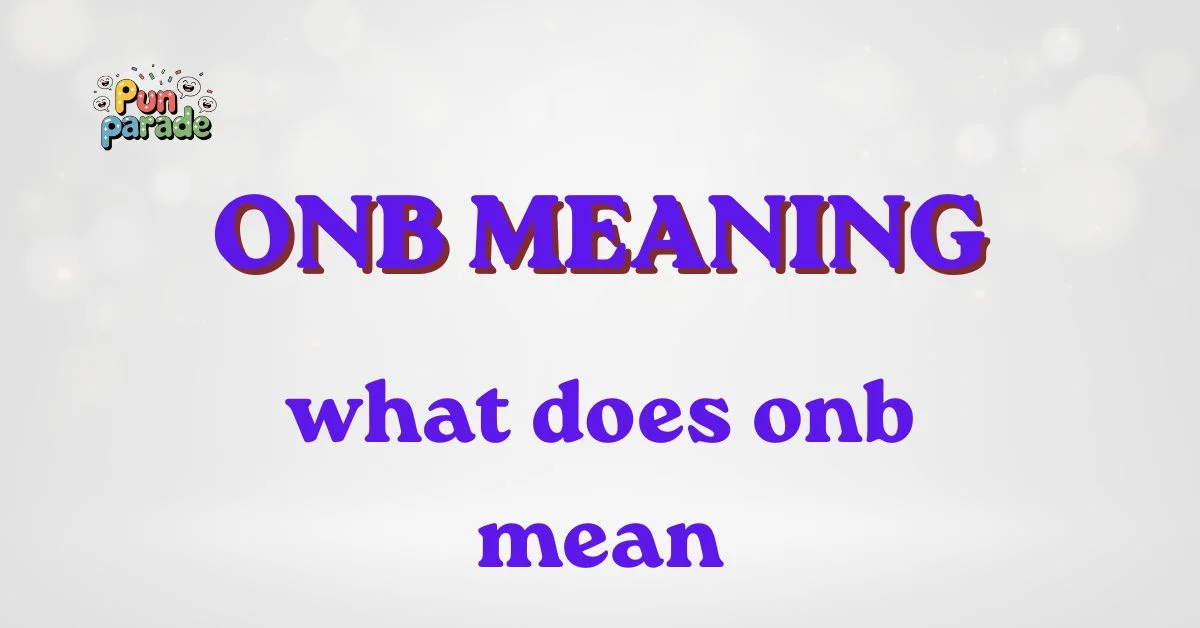 what does onb mean