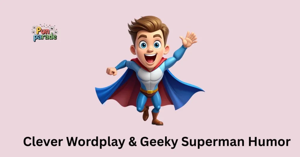 Clever Wordplay & Geeky Superman Humor