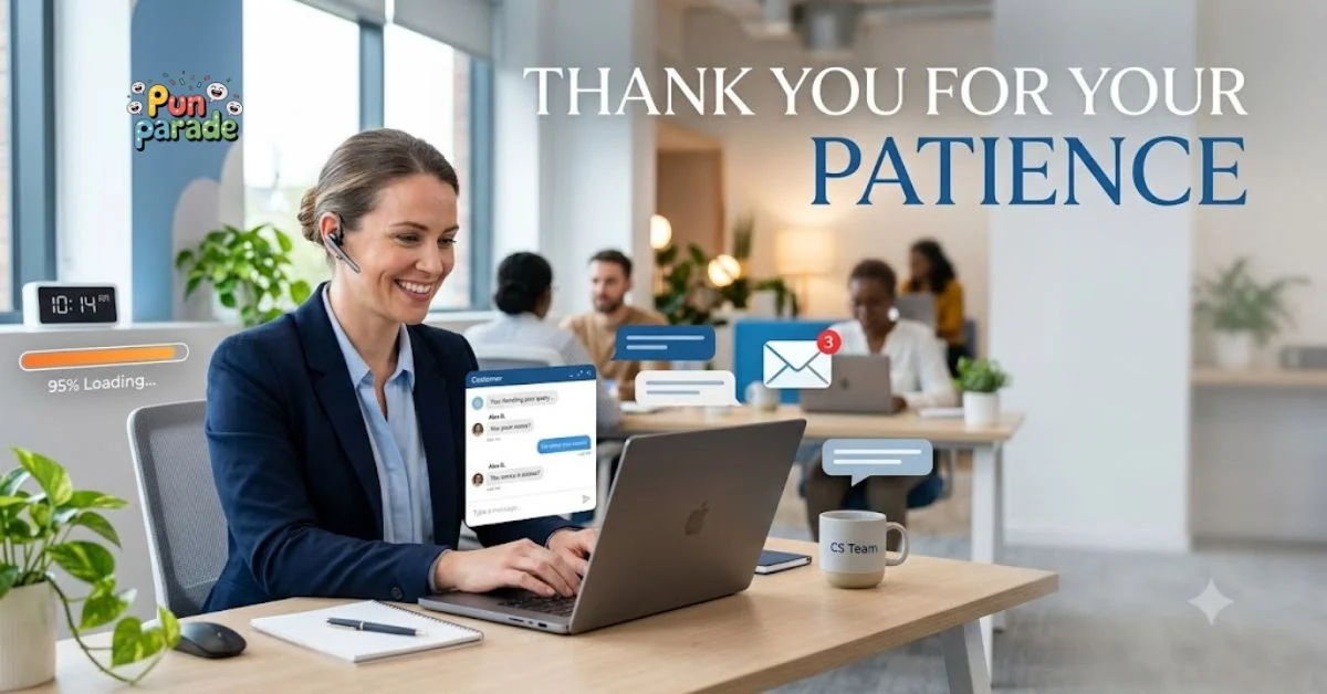 Thank You for Your Patience
